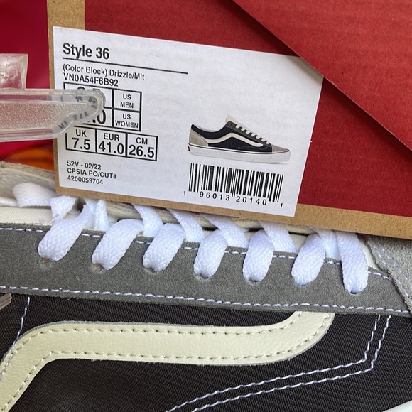 Vans Style 36 Color Block Drizzle/Multi Men’s sneakers - Picture 16 of 16